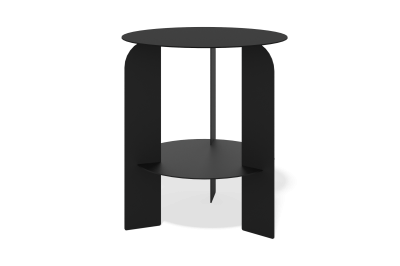 Журнальный стол Лондон (черный муар, 450x450x500)